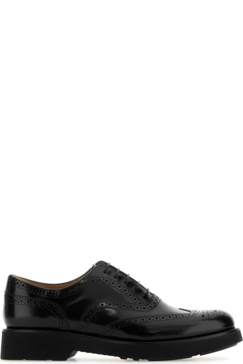 Church's Shoes for Women Church's Black Leather Burwood Lace-up Shoes