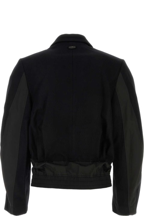 メンズ Ader Errorのコート＆ジャケット Ader Error Black Wool Blend Jacket