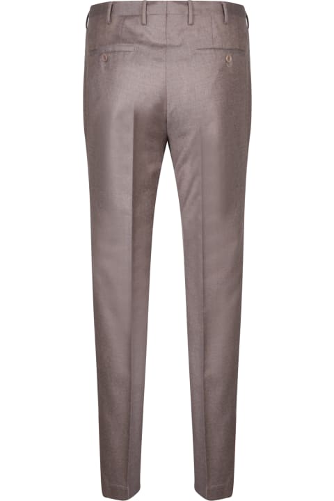 Incotex Pants for Men Incotex Beige Diagonal Wool Trousers