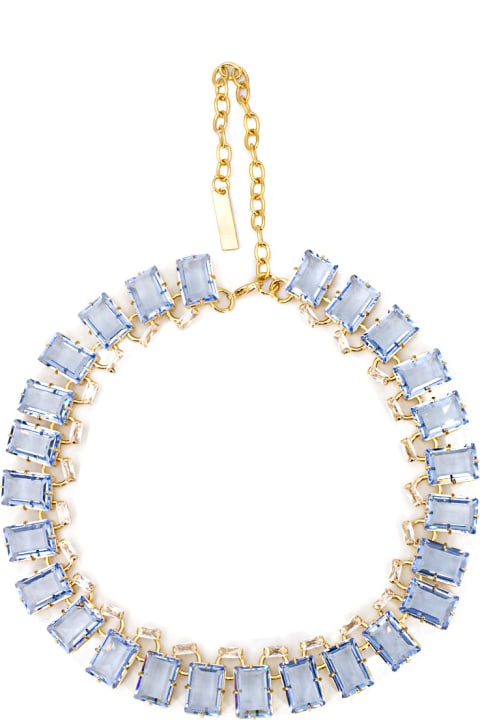 Ermanno Scervino Necklaces for Women Ermanno Scervino Necklace With Light Blue Stones