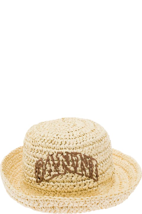 ウィメンズ Ganniの帽子 Ganni Summer Straw Hat