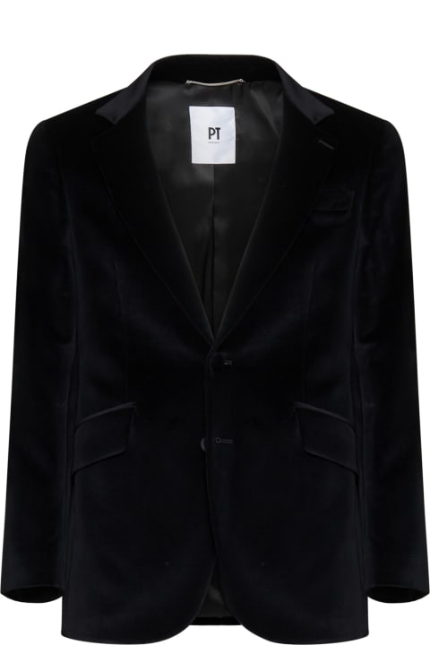 PT Torino Coats & Jackets for Men PT Torino Black Wool Blazer
