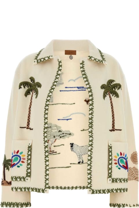 Alanui for Women Alanui Embroidered Wool Remember Me Jacket