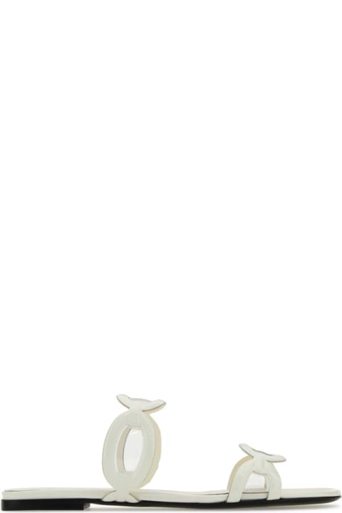 Homeware Valentino Garavani Ivory Pvc Valentino Garavani Chain 1967 Slippers