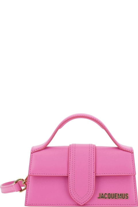 Sale for Women Jacquemus 'le Bambino' Pink Handbag With Removable Shoulder Strap In Leather Woman
