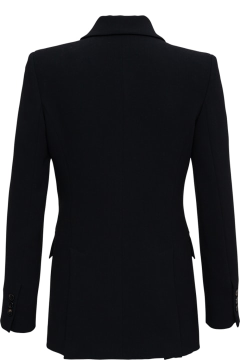 Alberto Biani Clothing for Women Alberto Biani Double-breasted Jacket In Black Cady