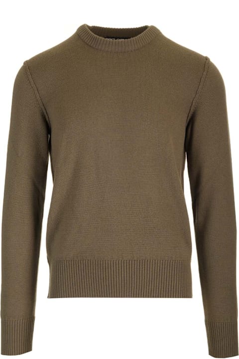 Homeware Dolce 
Gabbana Dark Brown Crewneck Knit