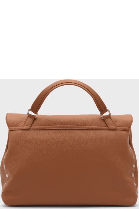 Fashion for Women Zanellato Brown Leather Postine Day Top Handle Bag
