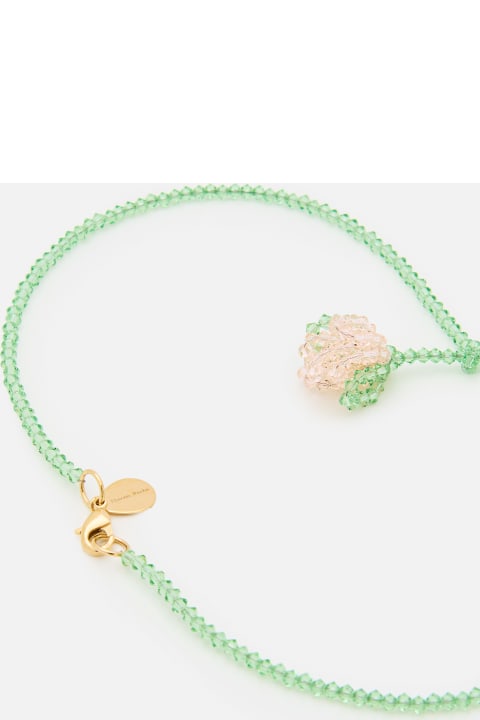 Necklaces for Women Simone Rocha Cluster Crystal Flower Necklace