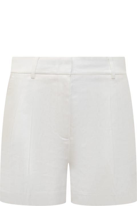 MICHAEL Michael Kors Pants & Shorts for Women MICHAEL Michael Kors Linen And Viscose Shorts