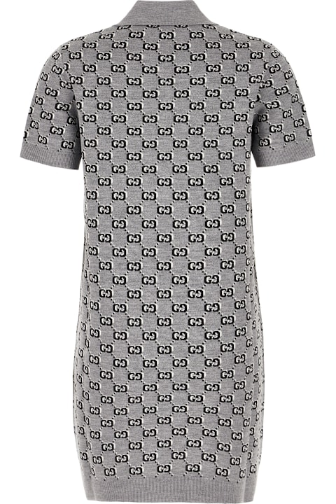 Gucci Clothing for Women Gucci Embroidered Wool Mini Dress