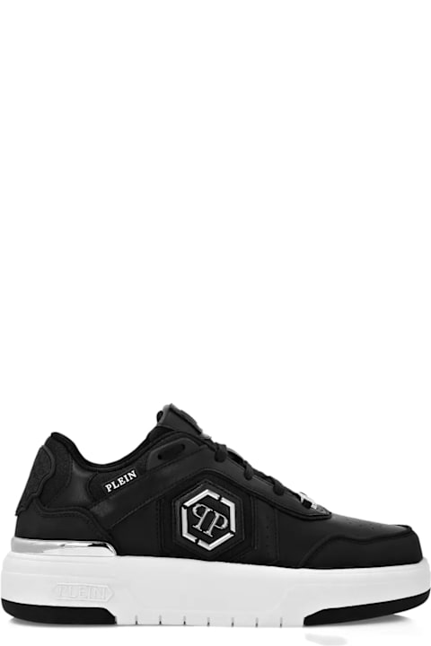 Philipp Plein for Kids Philipp Plein Black Lo-top Sneakers Sk8r Plein Low