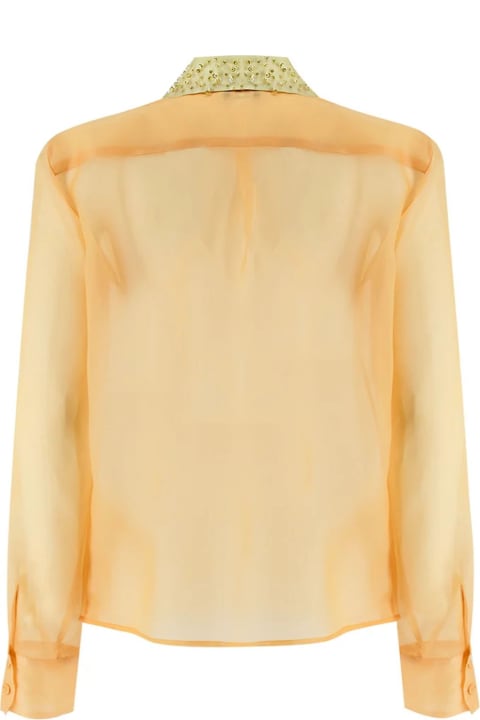 Clothing for Women Fabiana Filippi Light Orange Silk Shirt