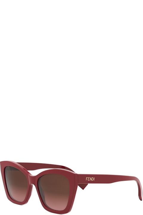 Eyewear for Women Fendi Eyewear Fe40151i 66f Rosso Sunglasses