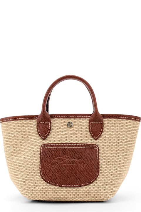 Longchamp for Men Longchamp Le Panet Pliage Rafia Crossbody Bag