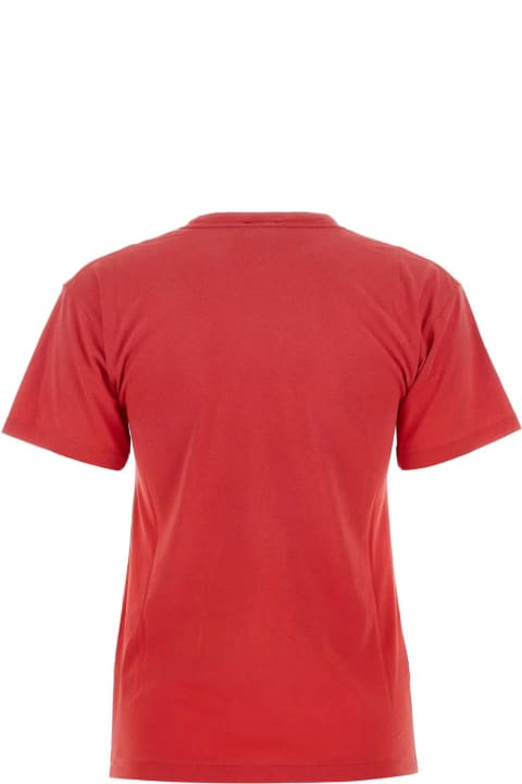 Polo Ralph Lauren Topwear for Women Polo Ralph Lauren Red Cotton T-shirt