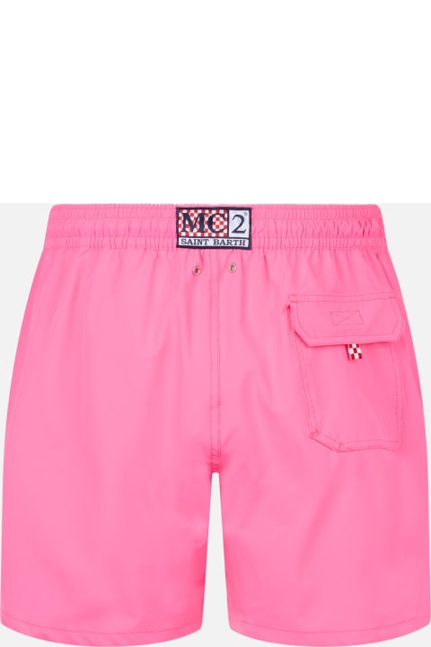 Homeware MC2 Saint Barth Classic Stretch Comfort Swim Shorts With Mi Girano Le Palline Embroidery | Insulti Luminosi Special Edition