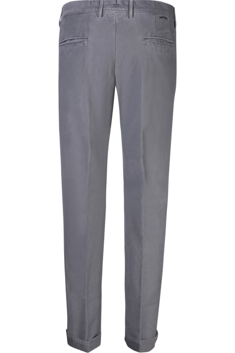 Incotex Clothing for Men Incotex Cotton Grey Trousers
