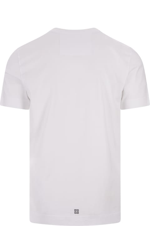 Fashion for Men Givenchy White T-shirt With Givenchy Archetype Print On Front
