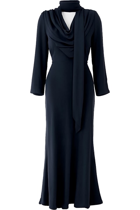 Rotate by Birger Christensen for Men Rotate by Birger Christensen Long Draped Dress