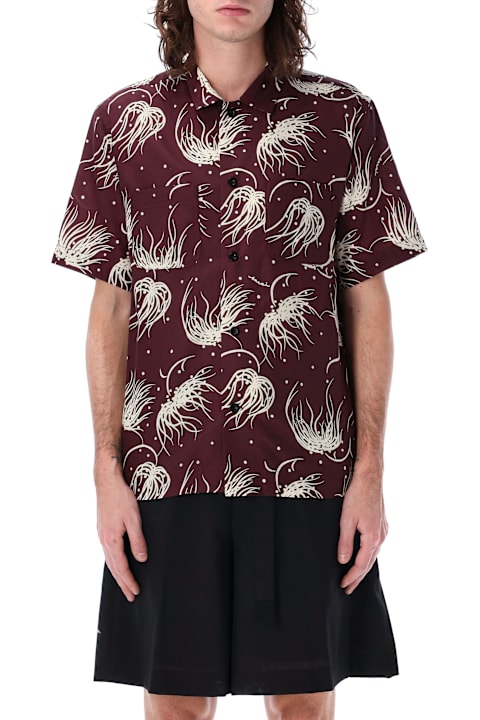 Sacai لـ Kids Sacai Printed Bowling Shirt