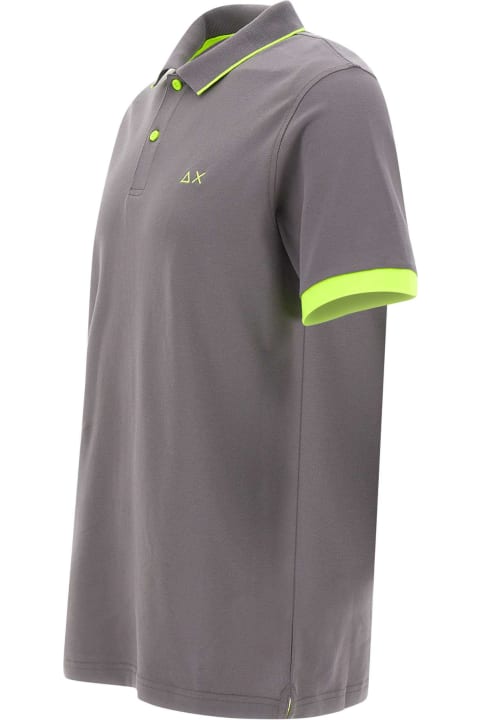 Topwear for Men Sun 68 "small Stripe" Cotton Polo Shirt