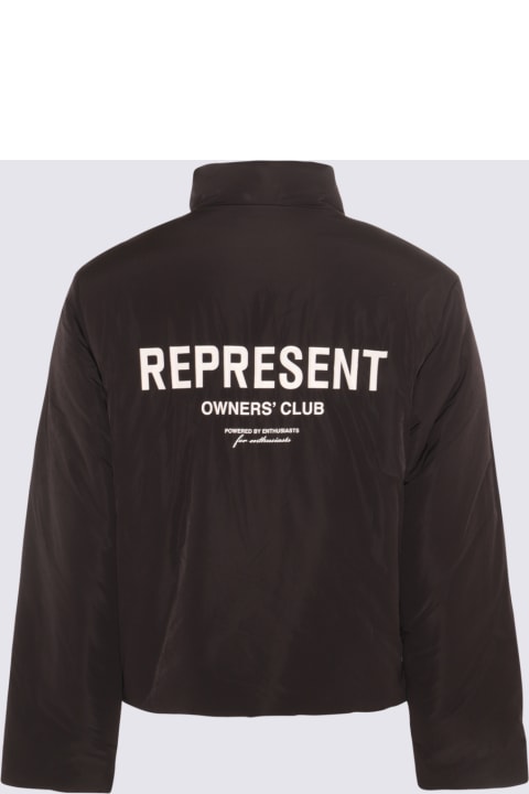 REPRESENT Coats & Jackets for Men REPRESENT Black Down Jacket