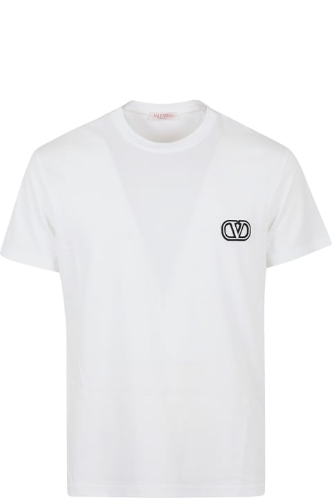 メンズ新着アイテム Valentino Garavani T-shirt Jersey Print Vltn