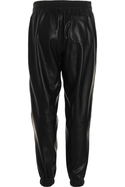 Leather Effect Joggers