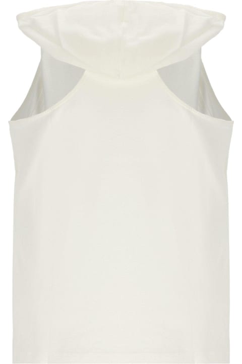 Homeware Courrèges Logo Embroidered Hooded Tank Top