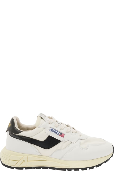 Sneakers for Men Autry 'reel Wind' White Low Top Sneakers With Logo Detail In Leather Man