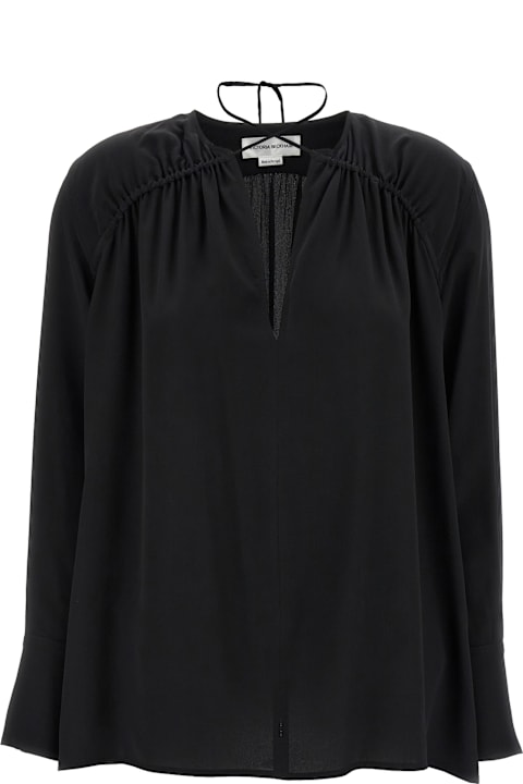 Victoria Beckham for Men Victoria Beckham 'gather Detail Tie' Blouse