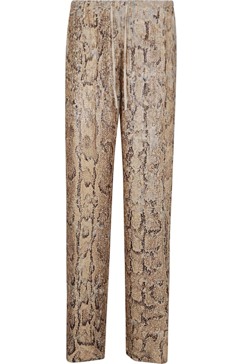 Dries Van Noten سراويل طويلة وقصيرة لـ السيدات Dries Van Noten Puvis Bis L Emb 1482 W.w.pants