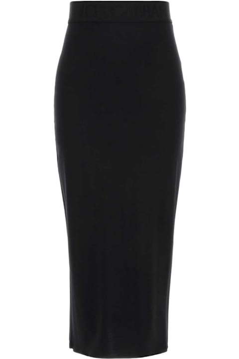 Dolce & Gabbana Clothing for Women Dolce & Gabbana Black Stretch Viscose Blend Skirt