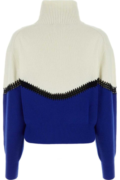 Chloé Sweaters for Women Chloé Two-tone Wool Blend Oversize Sweater