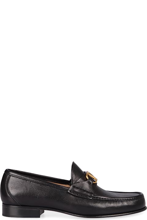 Sale for Men Valentino Garavani Vlogo Signature Leather Loafers