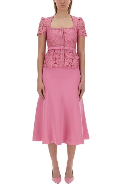 ウィメンズ スカート self-portrait Tailored Lace Midi Dress