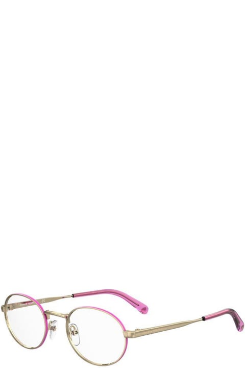 Chiara Ferragni Eyewear for Women Chiara Ferragni Cf 1024 Eyr/20 Gold Pink Glasses