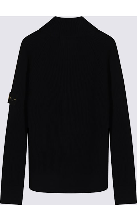 Stone Island for Women Stone Island Blue Wool Knitwear