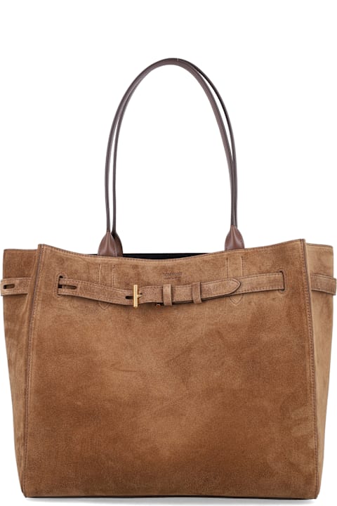 أدوات منزلية Tom Ford Tom Ford Audrey Medium Suede Tote Bag