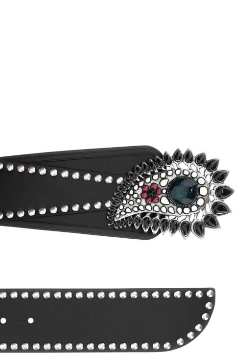 Belts for Women Isabel Marant Black Leather Belt