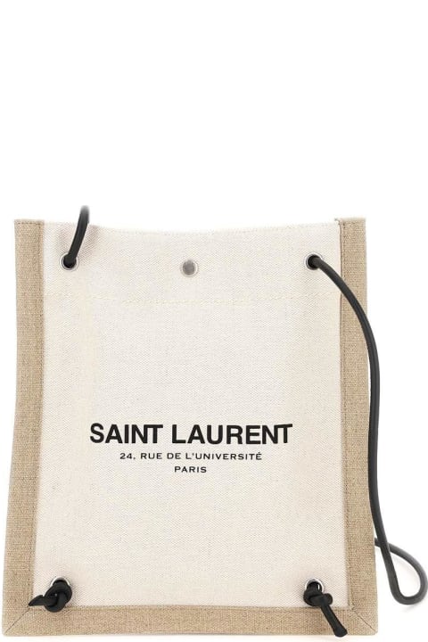 メンズ Saint Laurentのバックパック Saint Laurent Flat Crossbody Bag