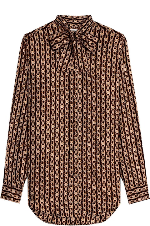 Celine for Women Celine Romy Lavallière Long-sleeve Shirt