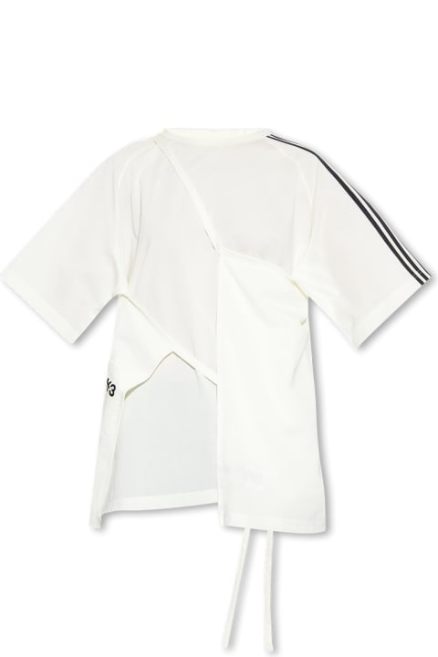 Y-3 for Men Y-3 T-shirt With Tie Detail