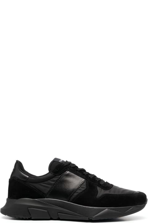 The Vacation Wardrobe ل القسم الرجالي Tom Ford Panelled Lace-up Sneakers