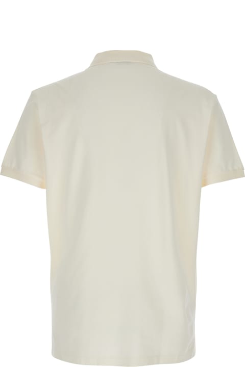 أدوات منزلية Ralph Lauren 'custom Slim Fit' White Polo Shirt With Large Pony Detail On The Front In Cotton Piquet Man