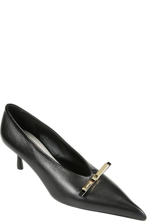 Lanvin High-Heeled Shoes for Women Lanvin Bow Embellished Pumps