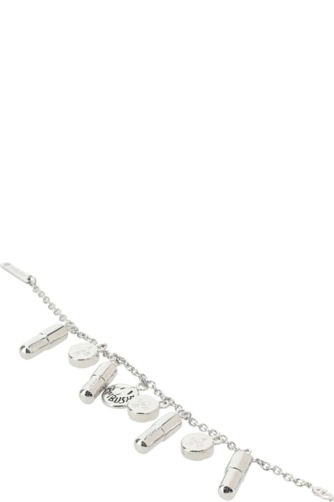 Jewelry for Men AMBUSH Silver Metal Pill Charm Bracelet