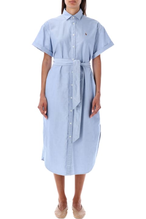Polo Ralph Lauren Dresses for Women Polo Ralph Lauren Belted Oxford Shirtdress