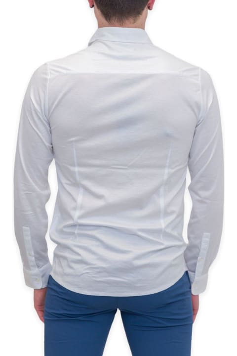 Homeware Emporio Armani Curved Hem Buttoned Shirt